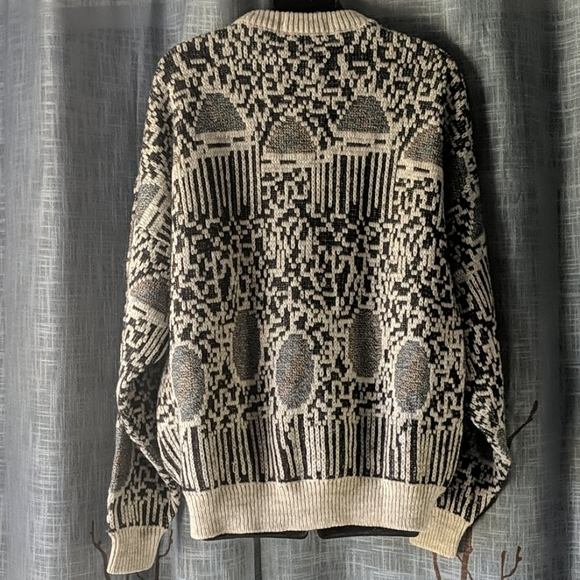 Vintage Alessandro B Grandpa Alpaca Wool Sweater - Picture 2 of 7